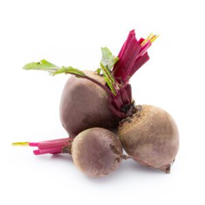 Beetroot isolated on the white background.