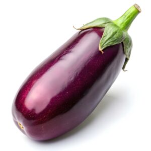 eggplant-with-green-leaf