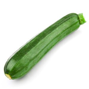 zucchini courgette Isolated on white